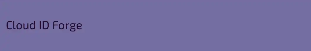 Cloud ID Forge
